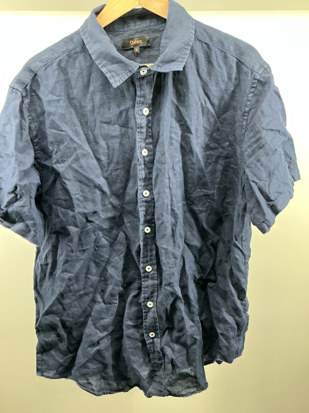 100% European Linen Relaxed Short Sleeve Shirt
